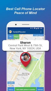 اسکرین شات برنامه Track a Phone - Family GPS Locator 1