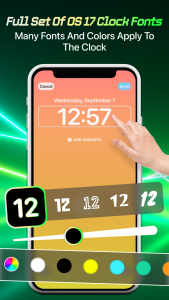 اسکرین شات 2 برنامه iLock - Lock Screen OS 17