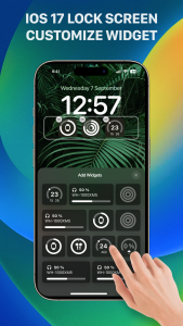 اسکرین شات برنامه iLock - Lock Screen OS 17 6