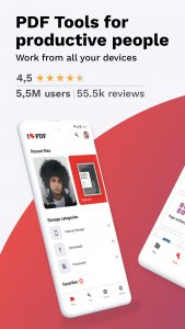 اسکرین شات برنامه iLovePDF: PDF Editor & Scanner 1