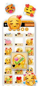 اسکرین شات 4 برنامه Wasticker emojis for whatsapp