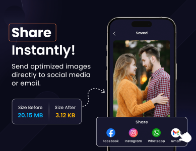 اسکرین شات 6 برنامه Image Resizer & Compressor