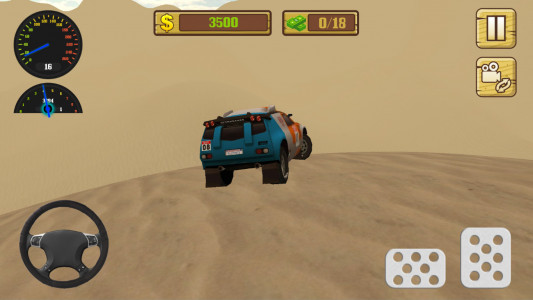 اسکرین شات بازی ماشین افردی-صحرا 3