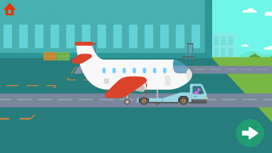اسکرین شات بازی Dinosaur Airport Game for kids 2