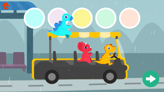 اسکرین شات بازی Dinosaur Bus Games for kids 2