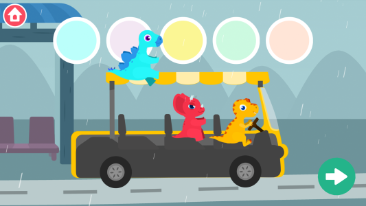 اسکرین شات 2 بازی Dinosaur Bus Games for kids