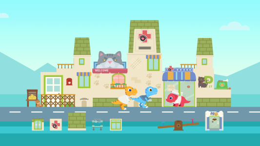 اسکرین شات 5 بازی Dinosaur City: Building Games