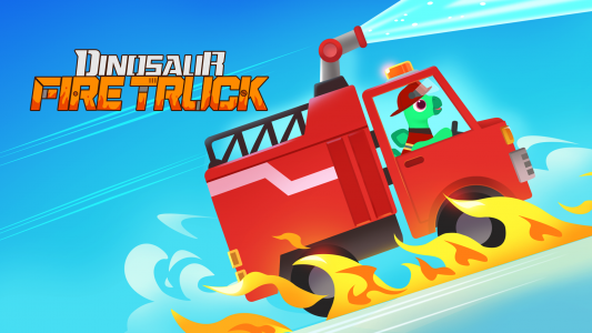 اسکرین شات بازی Dinosaur Fire Truck: for kids 1