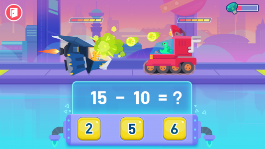 اسکرین شات بازی Dinosaur Math - Games for kids 5