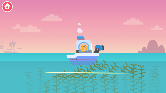 اسکرین شات 4 بازی Dinosaur Patrol Boat: for kids