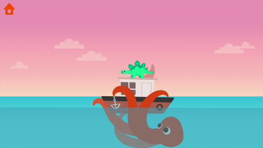 اسکرین شات بازی Dinosaur Patrol Boat: for kids 2