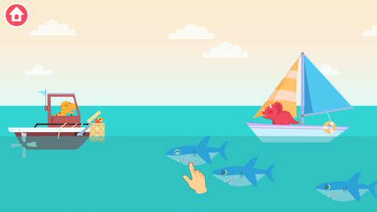 اسکرین شات 5 بازی Dinosaur Patrol Boat: for kids