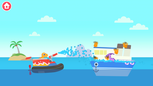 اسکرین شات 8 بازی Dinosaur Patrol Boat: for kids