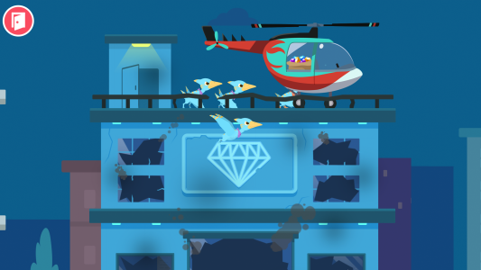 اسکرین شات 4 بازی Dinosaur Police Car kids Games