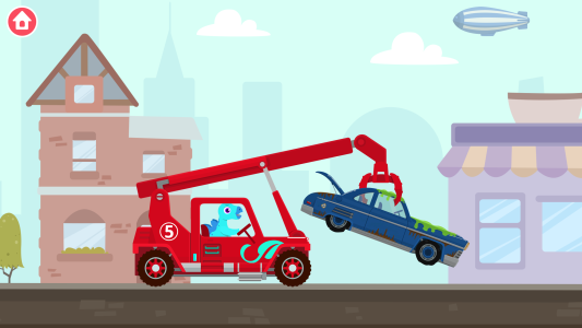 اسکرین شات 6 بازی Dinosaur Rescue Truck Games
