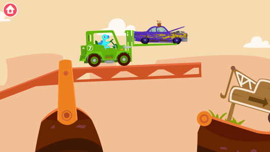 اسکرین شات 3 بازی Dinosaur Rescue Truck Games