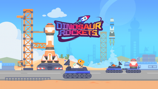 اسکرین شات بازی Dinosaur Rocket:Games for kids 5