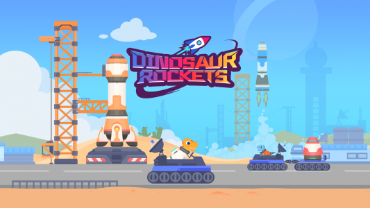 اسکرین شات بازی Dinosaur Rocket Games for kids 5