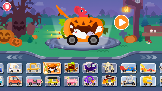 اسکرین شات برنامه Dinosaur Car - Games for kids 1