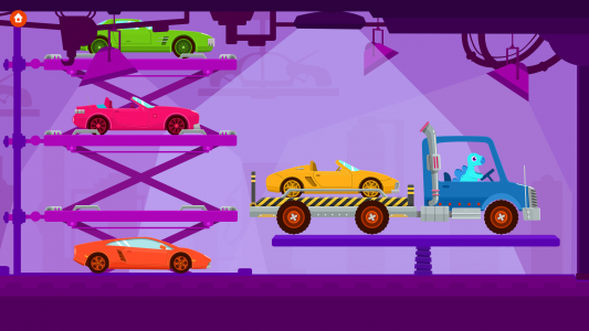 اسکرین شات بازی Dinosaur Truck: Games for kids 1