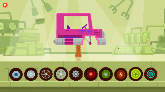 اسکرین شات بازی Dinosaur Truck: Games for kids 2