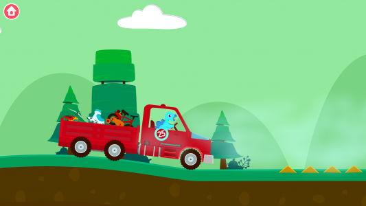 اسکرین شات 5 بازی Dinosaur Truck games for kids