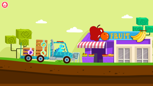 اسکرین شات 6 بازی Dinosaur Truck games for kids