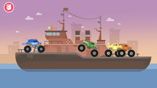 اسکرین شات بازی Monster Truck Games for kids 2