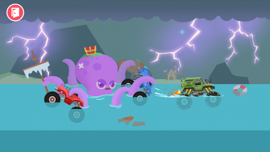 اسکرین شات بازی Monster Truck Games for kids 3