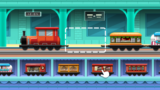 اسکرین شات بازی Train Builder Games for kids 1