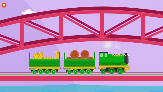 اسکرین شات برنامه Train Driver - Games for kids 6