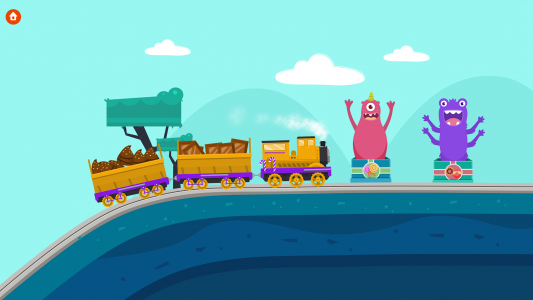 اسکرین شات برنامه Train Driver - Games for kids 4
