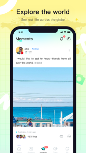 اسکرین شات 4 برنامه Yeetalk - Chat, Talk & Learn