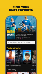 اسکرین شات 1 برنامه IMDb: Movies & TV Shows