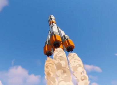 اسکرین شات 4 برنامه Space Rocket Mod for mcpe