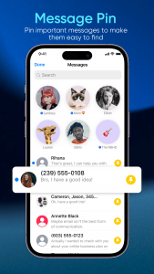 اسکرین شات برنامه AI Messages OS16 - Messenger 4