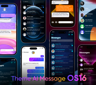 اسکرین شات برنامه AI Messages OS16 - Messenger 1