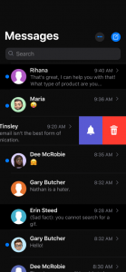 اسکرین شات برنامه AI Messages OS 17 - Messenger 3