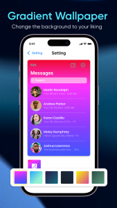 اسکرین شات برنامه AI Messages OS16 - Messenger 2