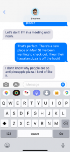 اسکرین شات برنامه AI Messages OS 17 - Messenger 2