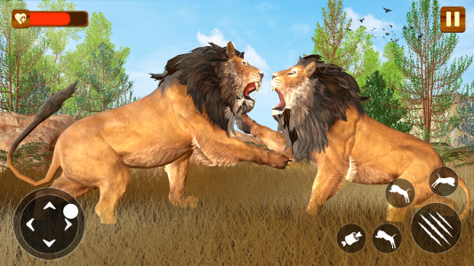 اسکرین شات برنامه African Lion - Wild Lion Games 1