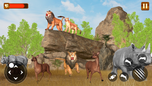 اسکرین شات برنامه African Lion - Wild Lion Games 5