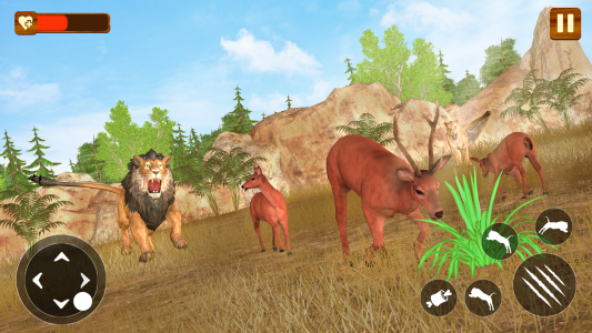 اسکرین شات برنامه African Lion - Wild Lion Games 3
