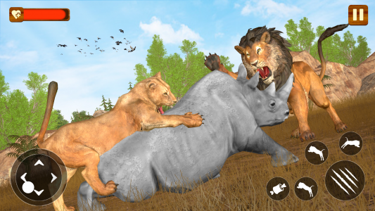 اسکرین شات برنامه African Lion - Wild Lion Games 2