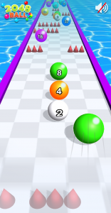 اسکرین شات بازی Ball Games 3D: Color Balls Run 2