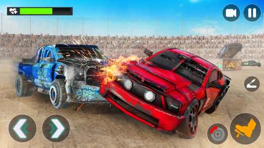اسکرین شات بازی Derby Car Demolition Car Games 1