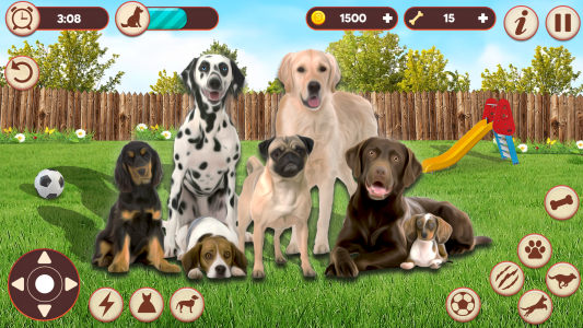 اسکرین شات بازی Dog Simulator: Pet Dog Games 3