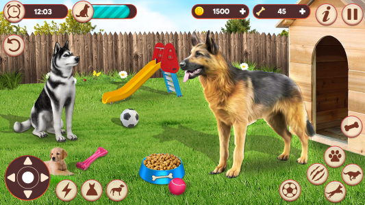 اسکرین شات بازی Dog Simulator: Pet Dog Games 1