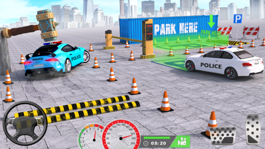 اسکرین شات بازی Police Car Parking - Cop Car 3