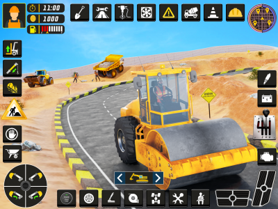 اسکرین شات برنامه City Road Construction Game 3D 5